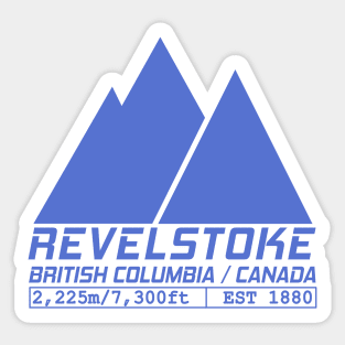 Ski Revelstoke British Columbia Canada Skiing and Snowboarding Sticker